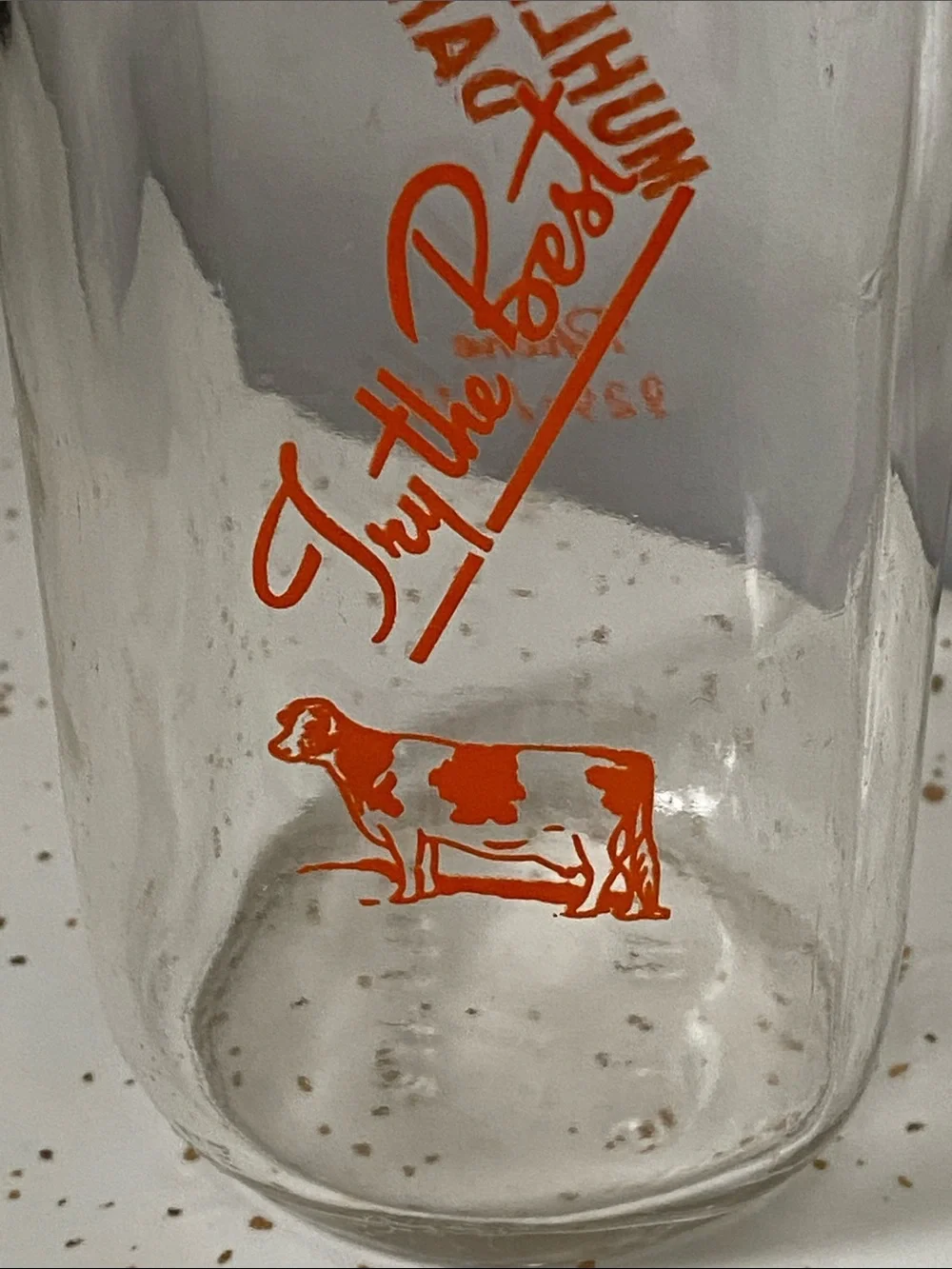 Mulenberg Dairy Pint Vintage Milk Bottle